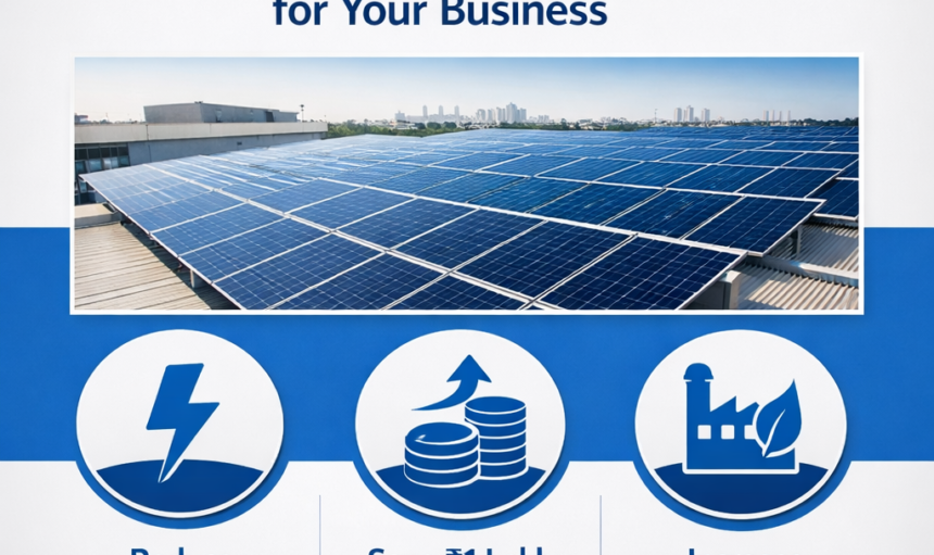 how a 100kw solar system can save ₹100,000 per month for your business
