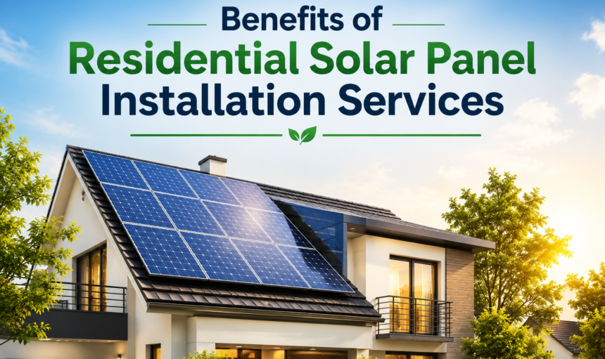 benefits of residential solar panel installation services