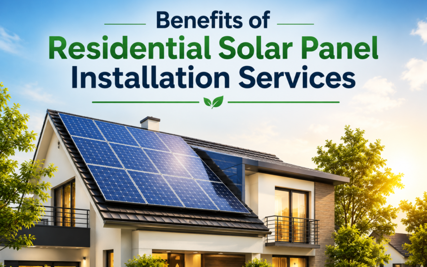 benefits of residential solar panel installation services