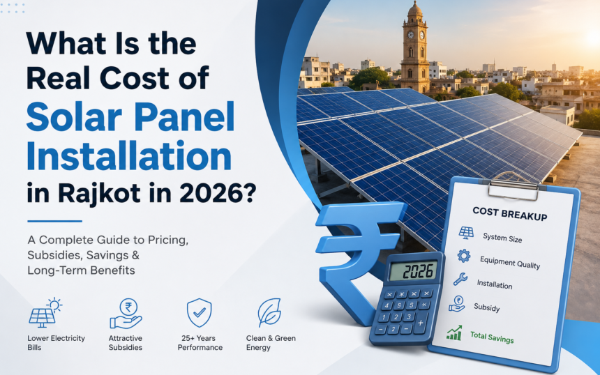 What-Is-the-Real-Cost of Solar Panel Installation in Rajkot in 2026